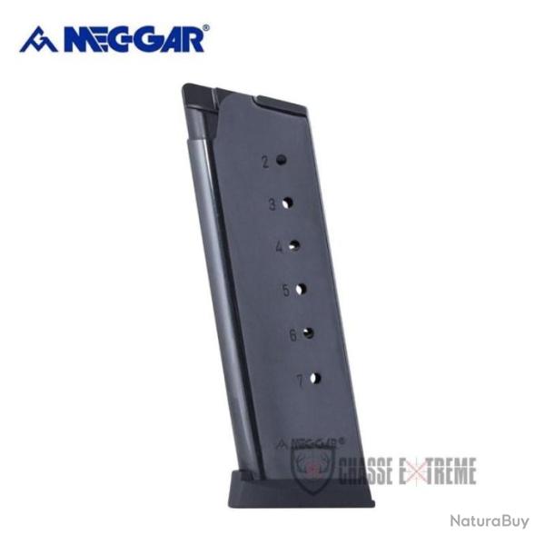 Chargeur MEC-GAR pour Colt 1911 Officer 7Cps Cal 45 Acp Blue