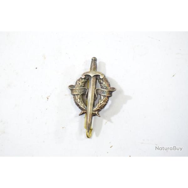 Insigne Brevet de Pr�paration Militaire El�mentaire, argent� Arthus Bertrand