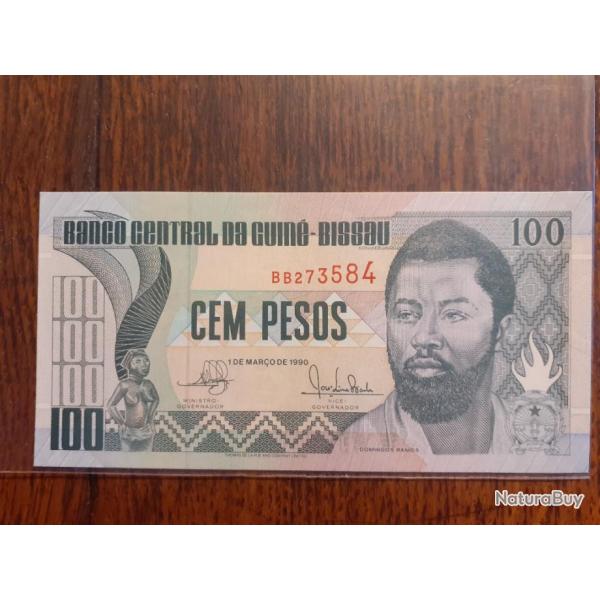Guin�e Bissau.  100 pesos  1990 neuf