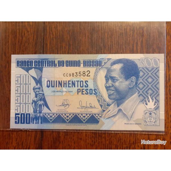 Guin�e Bissau.  500 pesos  1990 neuf