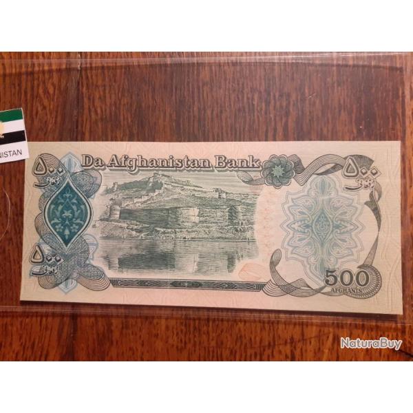 Afghanistan.  500 afghanis neuf