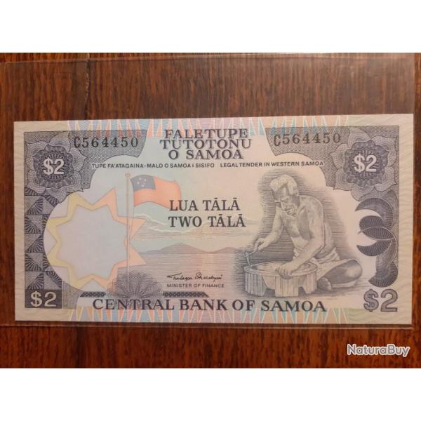 Samoa.  2 Tala ND (1985) neuf