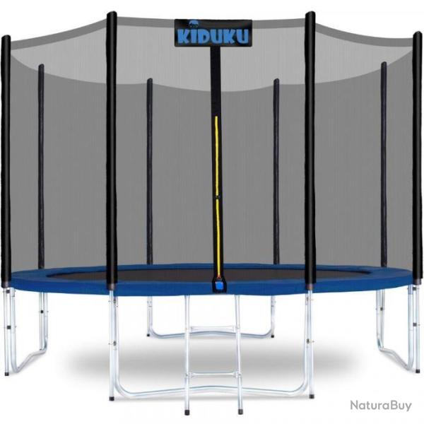 Grand Trampoline 305cm Filet de s�curit� +Echelle +Housse de Bord +Ancrage au Sol Jardin
