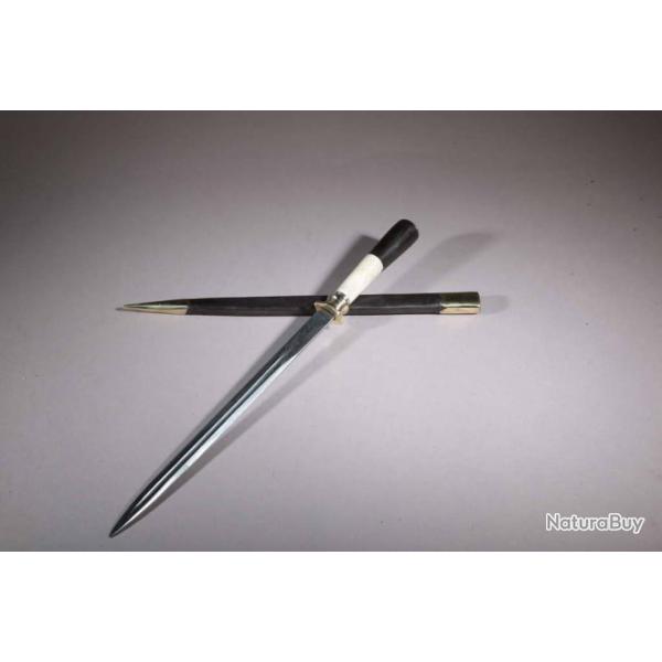 stylet Corse manche en �b�ne et cerf 89
