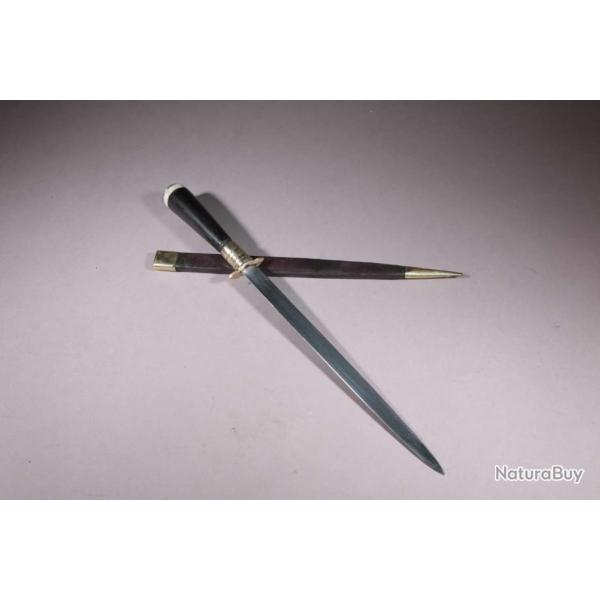 stylet corse manche en �b�ne et cerf 139