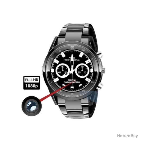 Montre en m�tal Cam�ra Espion Full HD 1080P SS-MLC