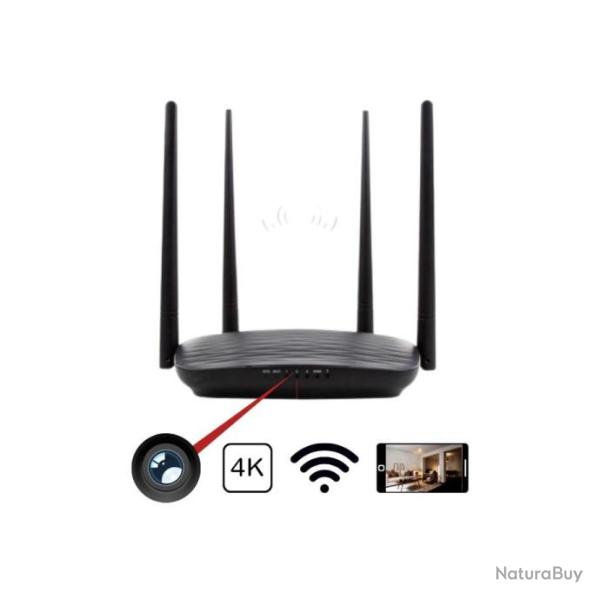 Routeur Informatique Cam�ra Espion Wifi 4K/1080P SS-RICE