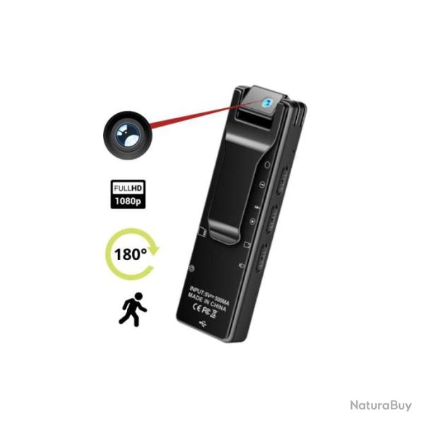 Mini Enregistreur camra Full HD avec lentille rotative  180 SS-MELR180