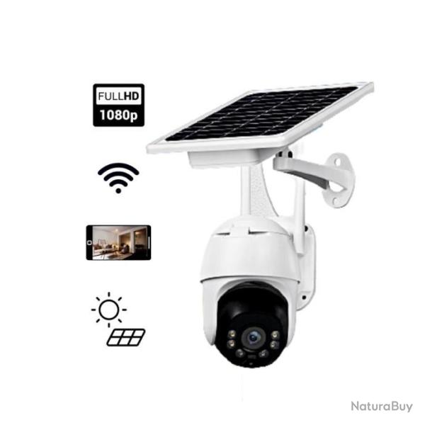 Cam�ra de surveillance Solaire ext�rieur rotation 360 degr�s Wifi SS-023PTZW