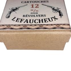 12 mm Broches type Lefaucheux: Reproduction boite munitions (vide) LE 9827791