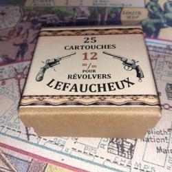 12 mm Broches (Lefaucheux T3): Reproduction boite munitions (vide) LE 9827791