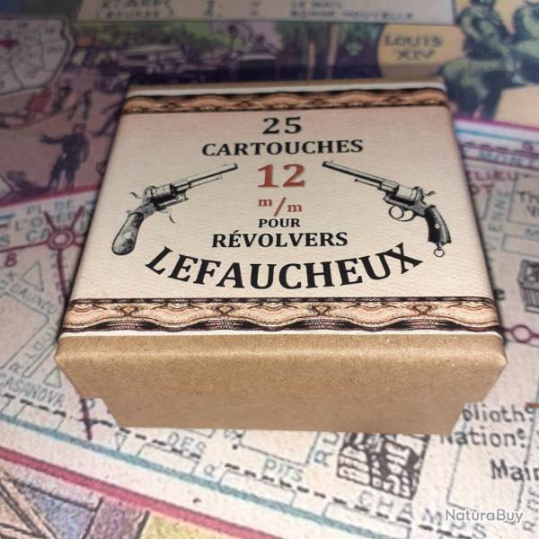 12 mm Broches (Lefaucheux T3): Reproduction boite munitions (vide) LE 9827791