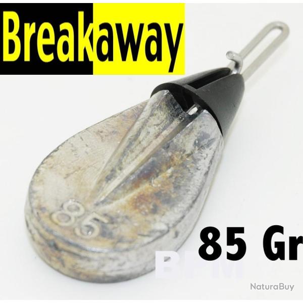 ( 85 GR ) PLOMB PLAT BREAKAWAY IMPACT SANS GRAPPIN
