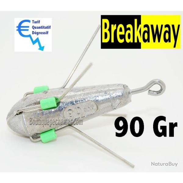( 90 GR )PLOMB D�BRAYABLE BREAKAWAY � TIGE COURTE