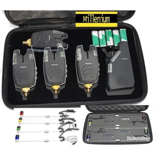 COFFRET DELUXE 4 + 1 DTECTEURS DE TOUCHES + CENTRALE MILLENIUM + COFFRET 4 SWINGER