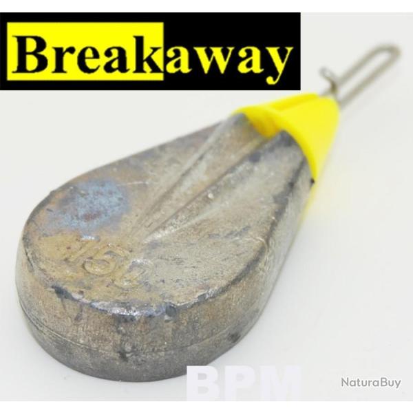 ( 150 GR ) PLOMB PLAT BREAKAWAY IMPACT SANS GRAPPIN
