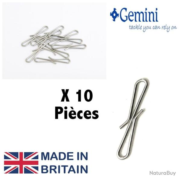 AGRAFE INOX DOUBLE GEMINI