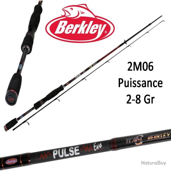 Canne leurre spinning Berkley Pulse Evo 2M06 (2/8gr) 692L