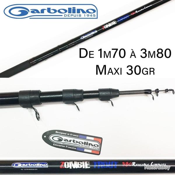 Canne Truite Toc Telereglable Garbolino Zombie Trout Rc