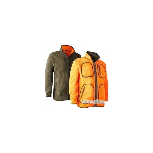 Veste polaire r�versible DEERHUNTER, mod�le gamekeeper