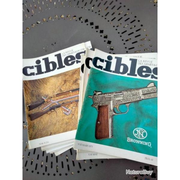 Un lot de 11 revues " cible " de l'anne 1973 . Numro 42  52 .