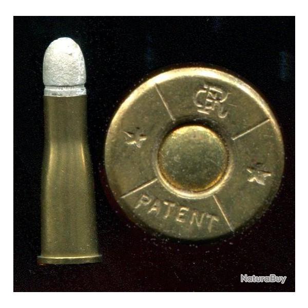 6.8 x 28 Schulhof - Rare calibre de tir Autrichien - marquage : GR / * / PATENT / * /