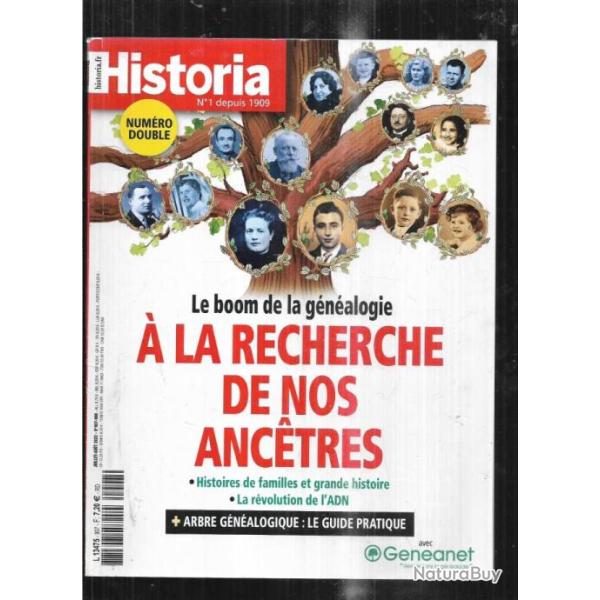 historia 907-908 num�ro double � la recherche de nos anc�tres le boom de la g�n�alogie