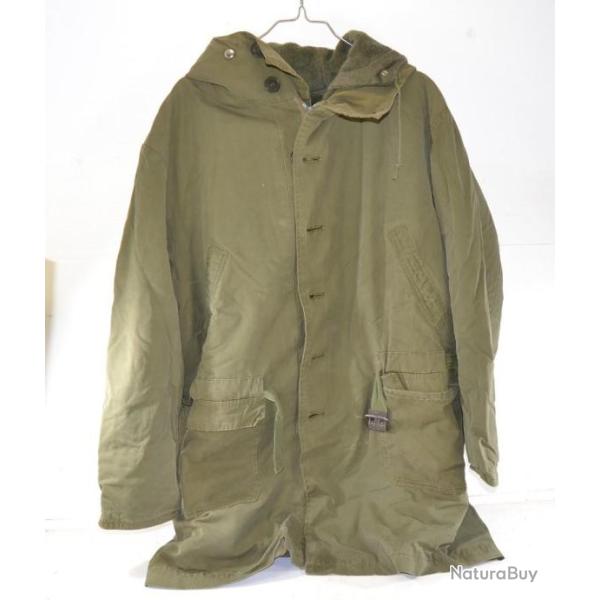 Parka doubl�e Am�ricaine 1961 Guerre Alg�rie Arm�e Fran�aise. original army fabric sanforized 61001