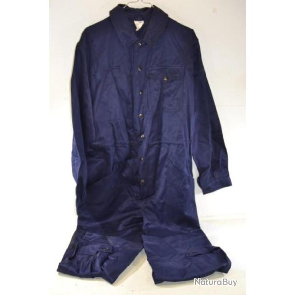 Combinaison de travail bleu Arm�e Fran�aise 1968 SONORCO St James.  ALAT m�canicien militaire 92C