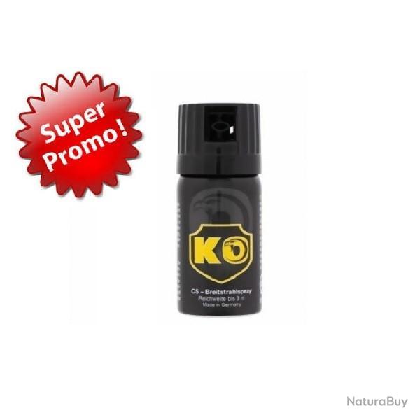Bombe Lacrymog�ne GAZ CS concentr� 40ml mod�le KO