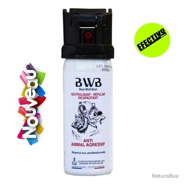 Bombe d'auto d�fense contre une attaque de chien 50 ml