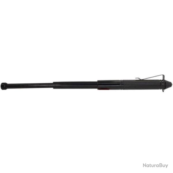 Bton Tlescopique 13 Pouces avec clip noir Chrome avec etui