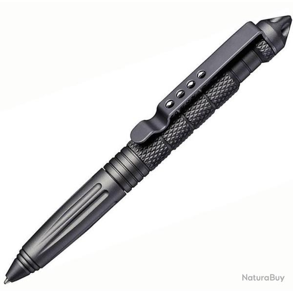 Kubotan Tactical Pen Titane argent 2 en 1