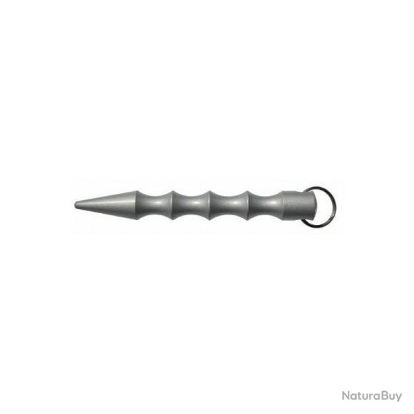 Kubotan porte-cl de dfense argent