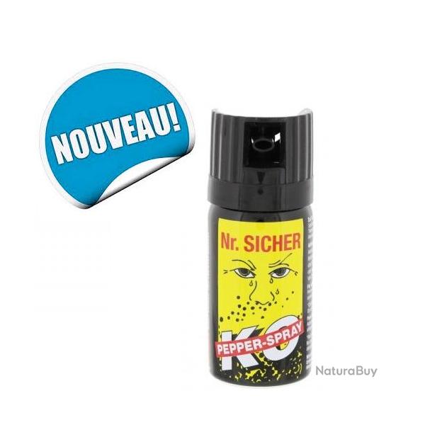 BOMBE LACRYMOGENE NR SICHER POIVRE 40 ML