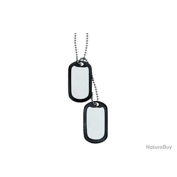 Dog Tag Plaques d'identit� US Vierges Inox