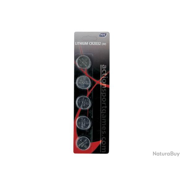 ASG Pile Lithium CR2032 3V (x5)