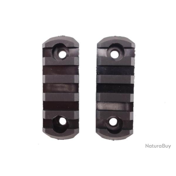 Classic Army Rails polymre 5 Slots  visser Garde main Delta (x2)