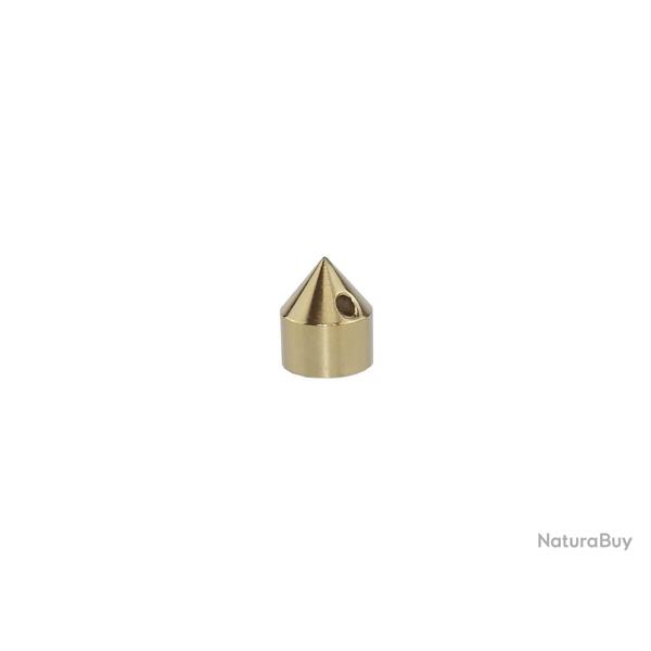 Embout Kubotan pour matraque Tlscopique Acier Or