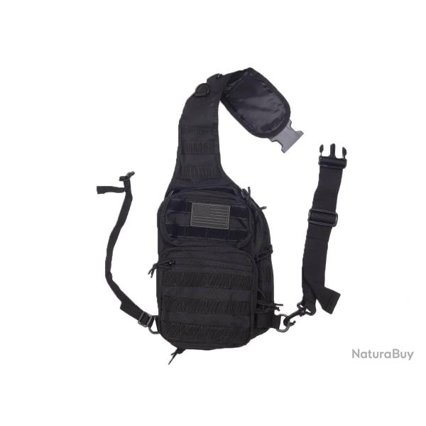 DMoniac Sacoche d'�paule multi-poches Noir