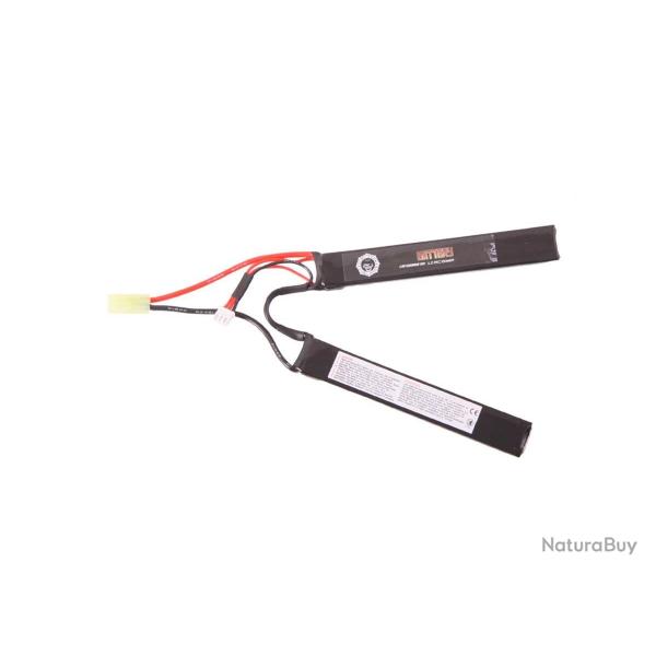 Duel Code Batterie LiPo 7.4V 1300 mAh 15C 2 stick