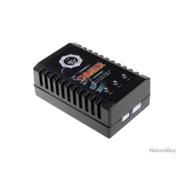 Duel Code Chargeur �quilibreur Lipo Li-Fe 7.4V/11.1V