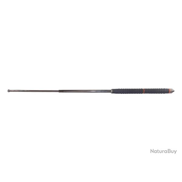 Matraque Tlscopique Acier Grip lastomre 38 pouces Noir
