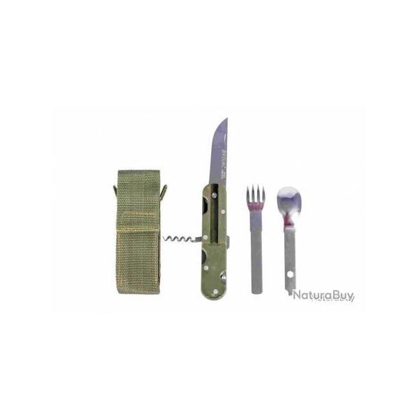 Couverts bivouac avec housse.