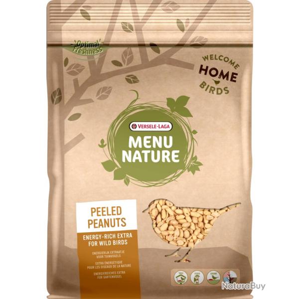 MENU NATURE PEELED PEANUT CACAHUETES DECORTIQUEES 1KG