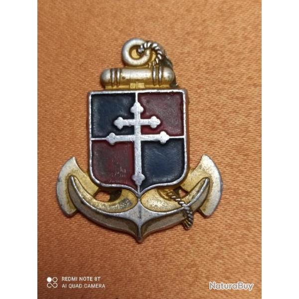 INSIGNE 9 EME DIC, ALUMINIUM 39/45 WW2, INDOCHINE