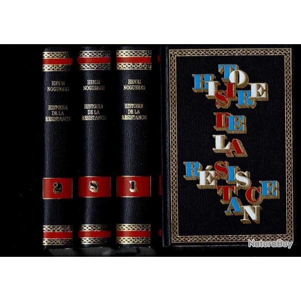 histoire de la r�sistance en france de 1940 � 1945 en 10 volumes d'henri nogu�res