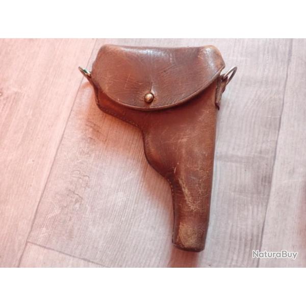 Holster, tui pistolet parabellum  identifier. Pour un 7,65 ou 6,35 mm ? Walther ?