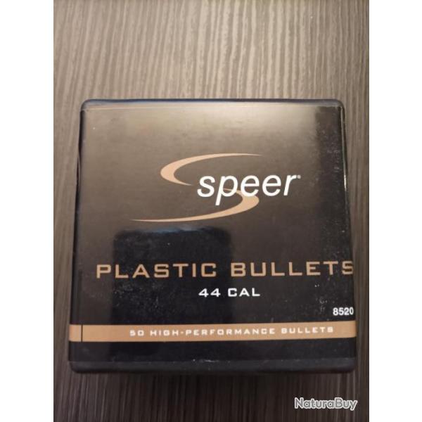Speer plastic bullets X50 Entrainement .44 Dfense EXCLU MONDIALE INTROUVABLE