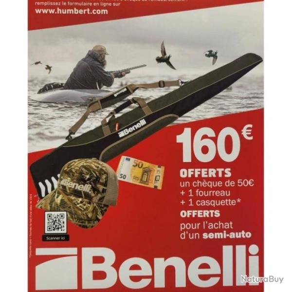 Fusil Benelli Auto Duca Montefeltro Silver 20/76-71CM MC